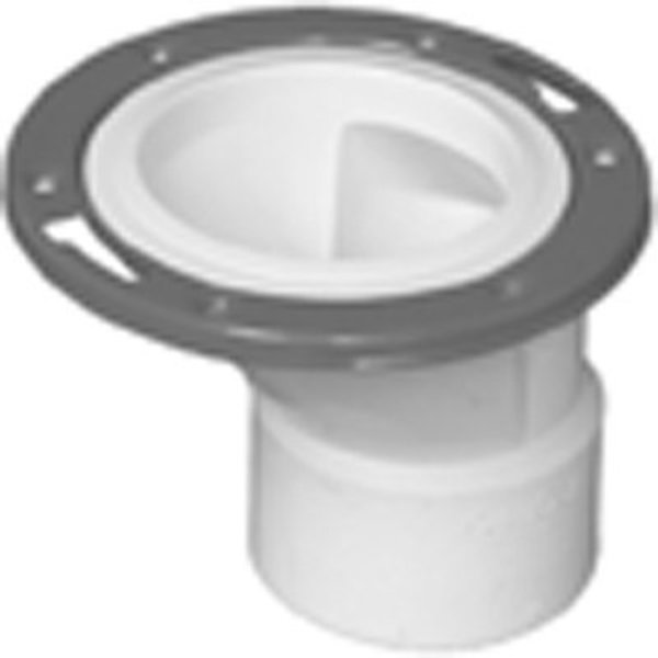 Charlotte Pipe And Foundry 4x3 Off Closet Flange PVC 00820  0600HA